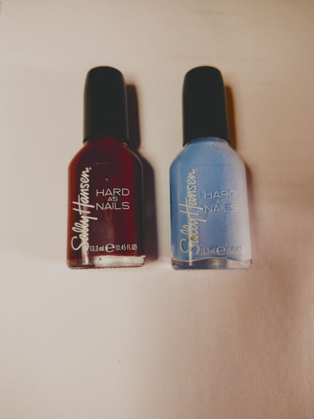 Sally Hansen Hard As Nails Nail Polish Duo - Garnet Attention & Hard Bitten -
